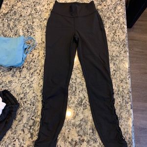 Lululemon Black Leggings with mesh